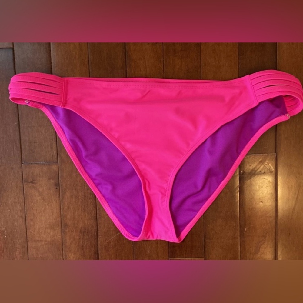 Bongo Hot Pink Strappy Bikini Bottom Size XL